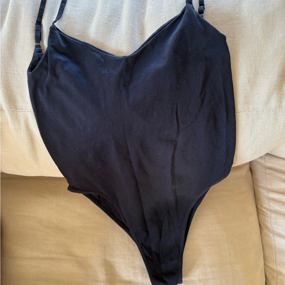 Free People Intimately Black Bodysuit